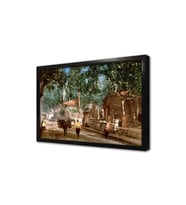 Eski İstanbul Çerçeveli Mdf Tablo
