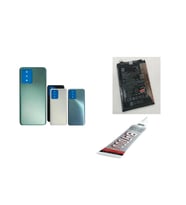 REDMİ NOTE 12 5G ARKA BATARYA KAPAĞI ,BATARYA VE B7000 YAPIŞTIRICI (YEŞİL)
