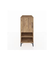Kronos Komodin 3 Raflı Tek Kapaklı 44x59x96 Çam-Çam