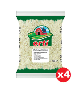 Orti Gönen Baldo Pirinç 1 Kg x 4 adet