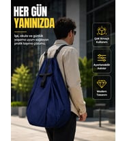 Geniş İç Hacimli Katlanabilir Çanta Pratik Taşıma Deneyimi Sunan Modern Tasarım