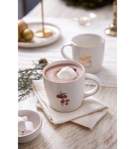 Kütahya Porselen Kütahya Porselen Bone Joy 2 Parça 350 cc Mug Bardak