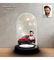 KİŞİYE ÖZEL AUDI TASARIM IŞIKLI KARİKATÜR FANUS BİBLO FN137