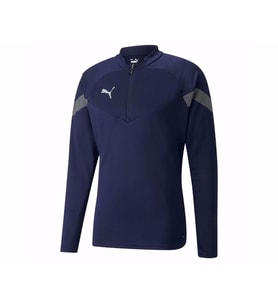 Puma Teamfinal Training 1/4 Zip Top Erkek Futbol Antrenman Ceketi 65737506 Lacivert