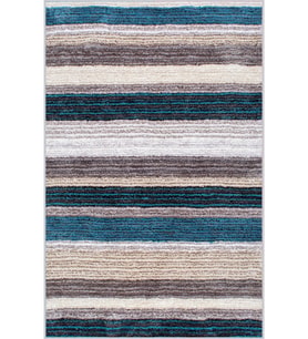 Eliana Home Baskılı, Yıkanabilir Kaymaz Taban Salon Halısı LNA1171 100x150 cm (Mavi)