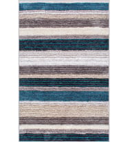 Eliana Home Baskılı, Yıkanabilir Kaymaz Taban Salon Halısı LNA1171 100x150 cm (Mavi)