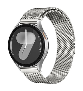 Huawei Watch 5 / 4 / 3/3 Pro 22mm Kordon Alüminyum Kelebek Klipsli Milano Loop 2 (Gümüş)