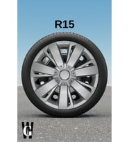 Citroen e-C3 AirCross 15 İnç Jant Kapağı (4 ADET) Gri G113