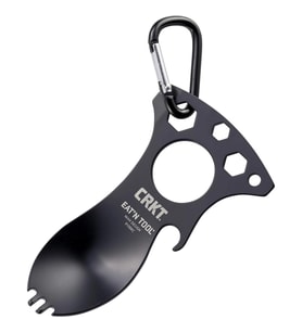 Crkt 9100K Eat’N Tool Karabina Çok Fonksiyonlu Karabina Tornavida Lokma Açacak Çatal Kaşık