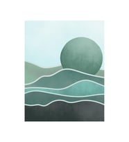 Bohem Minimalist Çizgisel Kanvas Tablo 0017