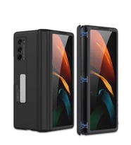 Samsung Galaxy Z Fold 2 Kılıf M-Magnet Standlı Kılıf (Siyah)