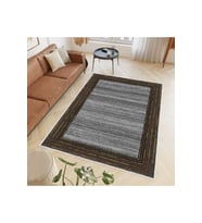 Rovigo Home Dijital Baskı Yıkanabilir Kaymaz Taban Salon Halısı RVG0508 (Gri)