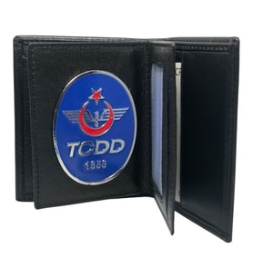 T.C.D.D DEVLET DEMİRYOLLARI CÜZDAN HAKİKİ DERİ