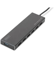 Digitus Da-70241 Usb 3.0 7 Port Usb Çoklayıcı Mat Siyah (Çok Renkli)