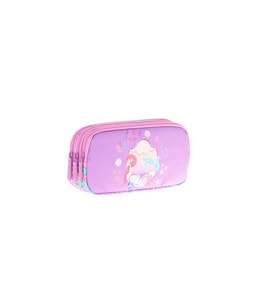 Kaukko Kids 3 Bölmeli Kalem Çantası Cheerful Merm L8225