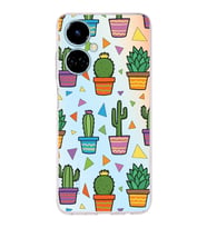 PrintiFy Tecno Camon 19 ile Uyumlu Water Color 4  Kamera Korumalı Şeffaf  Kılıf