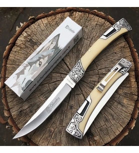 Knivox Columbia Company A3165-C İşlemeli Manuel Kamp Çakısı