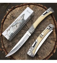 Knivox Columbia Company A3165-C İşlemeli Manuel Kamp Çakısı