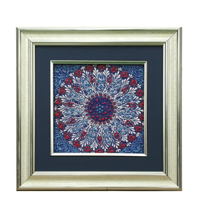 e38 EL İŞÇİLİĞİ ÇİNİ TABLO 34*34 CM - 6281