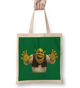 Shrek Portrait Bez Çanta Uzun Saplı