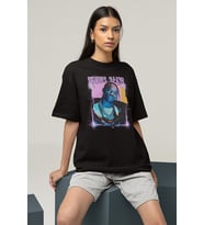 Şarkıcı Travis Scott Baskılı Unisex Oversize Rapper Tişört