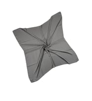 Mısırlı Eşarpları Queen Krep Düz Renk Eşarp 110x110 Cm (Gri)