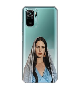 Xiaomi Redmi Note 10 / Note 10S Uyumlu Lana Del Rey Tasarımlı Şeffaf Telefon Kılıfı