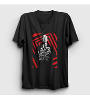 Presmono Unisex Kırmızı Yönetmen Sinema Hediye Alfred Hitchcock T-Shirt 556441tt (Siyah)