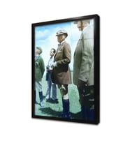 Renkli Atatürk Çerçeveli Cam Tablo