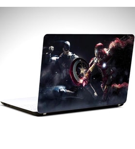 Captain America Laptop Sticker 12 İnch (29X24CM)