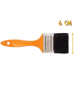 İzmir Fırça Luna Junior Yağlı Boya Fırçası No: 2.5 - 6 cm. (Turuncu)