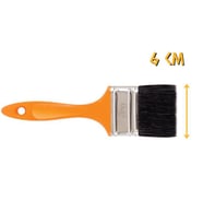 İzmir Fırça Luna Junior Yağlı Boya Fırçası No: 2.5 - 6 cm. (Turuncu)