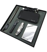 Signator® Jubilus  Kişiye Özel Set - Çok Fonksiyonlu Çakı + 32 Gb. Usb Bellek + 10000 mAh Powerbank  + Roller Kalem + Anahtarlık + Kartvizitlik  İsme Özel Hediyelik Set (Karışık)