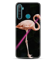 Realme 5i 5 Pro 6i 7 Pro 8 Kılıf Desemli Silikon Line Filamingo 1776