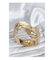 Mey İthalat® Pirinç Gold Renk Yaprak Model Kadın Bileklik