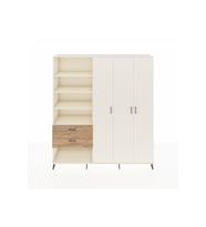 Hyperion Dolap 16 Raflı 2 Çekmeceli 3 Kapaklı 220x44x243 Aytaşı-Aytaşı/Çam