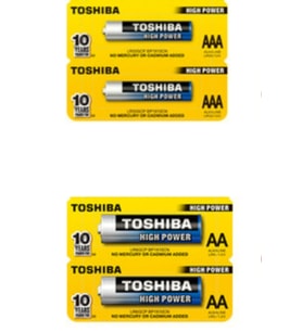 2 Adet Lr03  Aaa Ince Kalem Pil + 2 Adet Lr6  Aa Kalem Pil