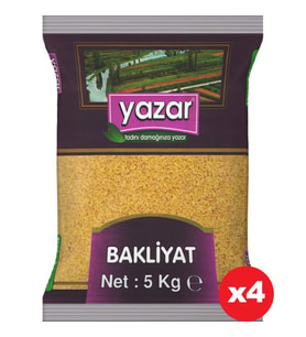 Yazar Pilavlık Bulgur 5 Kg x 4 Paket