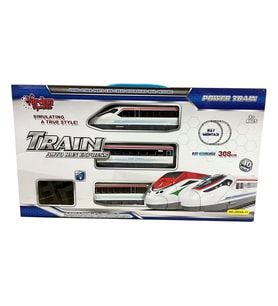 40PCS IŞIKLI 308CM HIZLI TREN SET