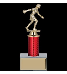 ODAK KUPA - Figürlü Kupalar - Bowling Kadın Figürlü Kupalar FG-004 B - 24 cm
