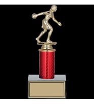 ODAK KUPA - Figürlü Kupalar - Bowling Kadın Figürlü Kupalar FG-004 B - 24 cm