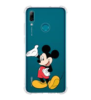 Huawei P Smart 2019  Köşe Korumalı Antişok Kapak Mickey Mouse Tasarımlı Şeffaf  Kılıf