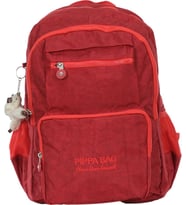 Pippa İlus Dört Gözlü Okul ve Günlük Sırt Çantası (Bordo - Kadın - CNT8035-07)