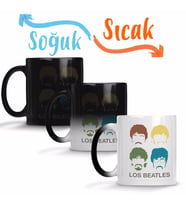 The Beatles Los Beatles Sihirli Kupa Bardak Porselen