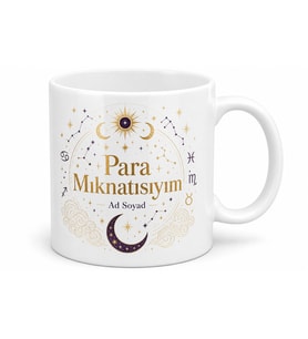 Para Mıknatısıyım Yazılı Manifest Ve Astroloji Kupası Hediye Bardak