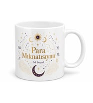 Para Mıknatısıyım Yazılı Manifest Ve Astroloji Kupası Hediye Bardak