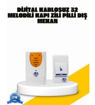 Kablosuz Kapı Zili Kolay Kurulumlu Modern Kullanım