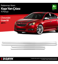 Chevrolet Cruze SD Krom Kapı Yan Çıtası 2011-2019