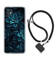 INFINIX Note 11 Pro Note 10 Hot 9 Play Kılıf Boyun Askılı Silikon Mistik Çiçekler 1650