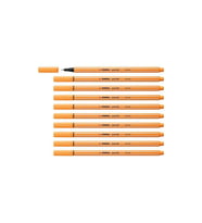 Stabilo İnce Keçe Uçlu Kalem 88 Point 0.4 MM Papatya Turuncusu (10 Lu Paket) (Karışık)